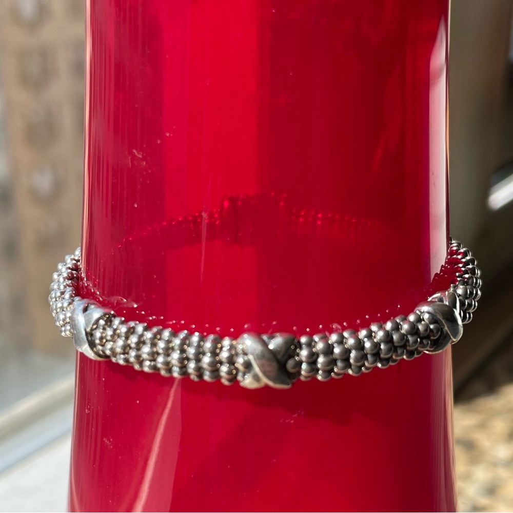 Lagos Sterling Silver Caviar Beaded Bracelet